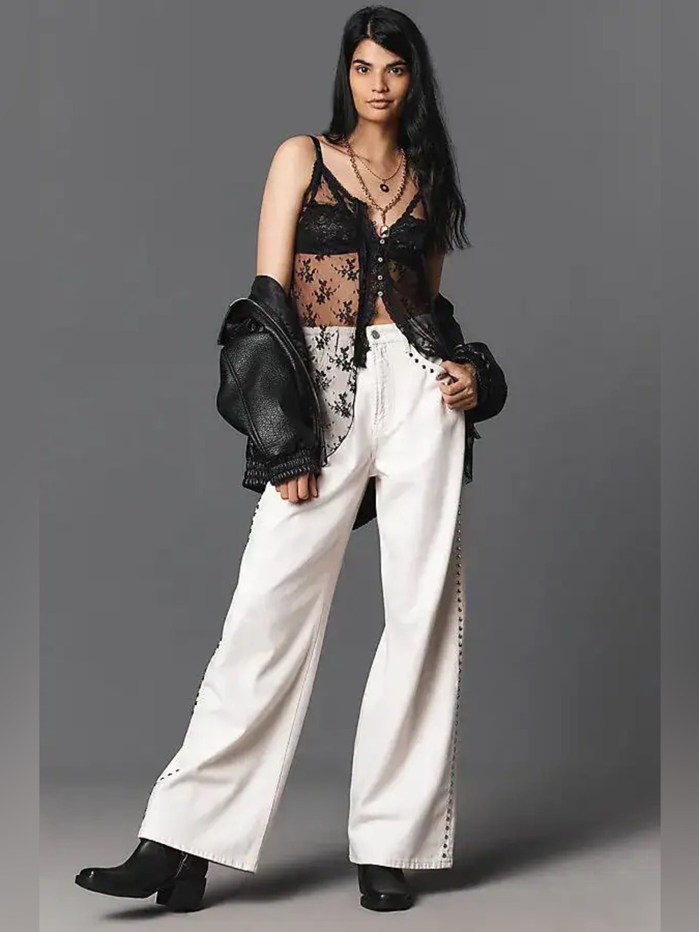 The Reformation Cary High-Rise Slouchy Wide-Leg Jeans